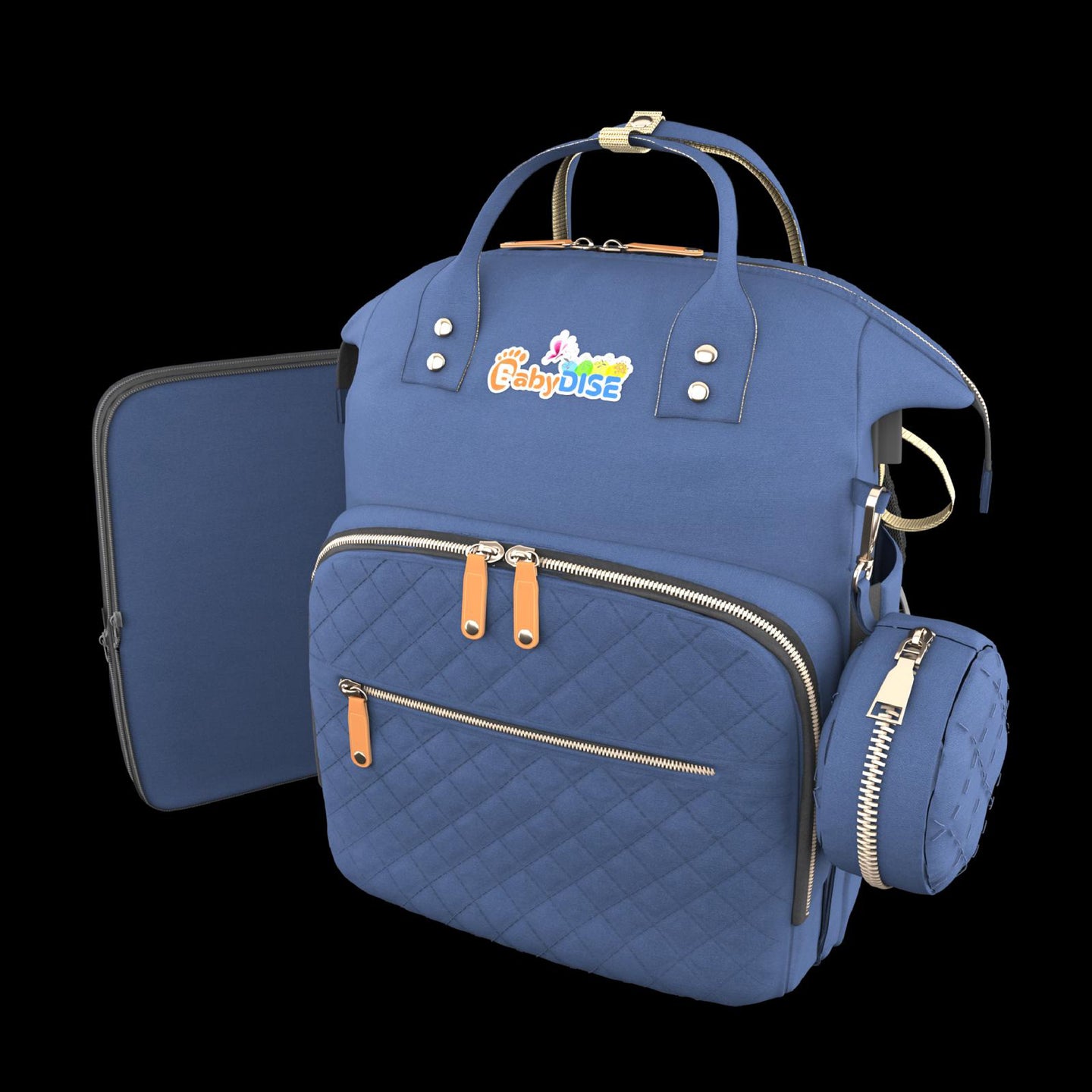 Sac à langer bleu